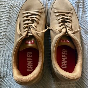 Camper Men’s Tan Lace-Up Low-Top Sneakers size 43